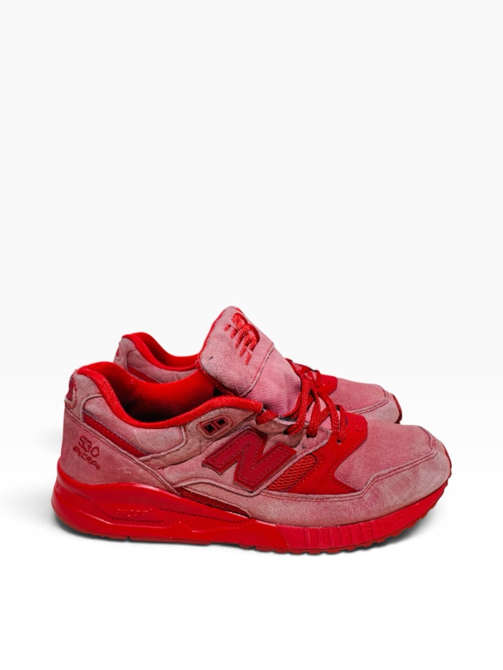 Men’s New Balance '530 #M530AR Triple Red Suede Sneakers Sz 8.5